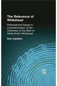 Relevance of Whitehead