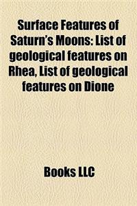 Surface Features of Saturn's Moons