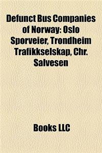 Defunct Bus Companies of Norway