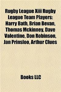 Rugby League XIII Rugby League Team Players