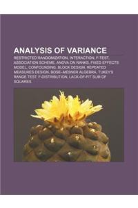Analysis of Variance