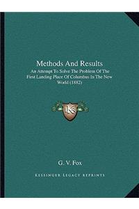 Methods And Results