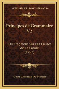 Principes de Grammaire V2