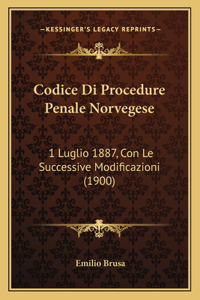 Codice Di Procedure Penale Norvegese