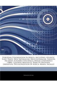 Articles on European Colonisation in Africa, Including