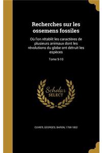 Recherches Sur Les Ossemens Fossiles