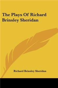 Plays of Richard Brinsley Sheridan