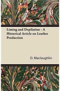 Liming and Depilation - A Historical Article on Leather Production