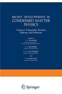 Recent Developments in Condensed Matter Physics