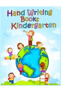 Handwriting Books Kindergarten