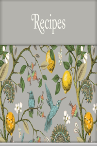 Recipes - Recipe Card Collection Tin (Floral, Birds & Lemons)
