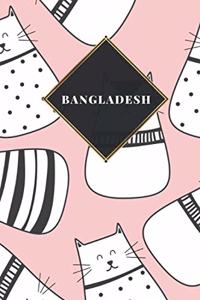 Bangladesh: Carnet de voyage ligné - Journal de voyage pour hommes et femmes avec lignes