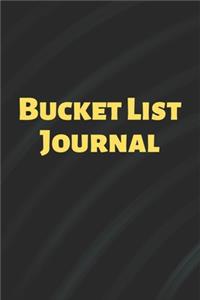 My Bucket List Journal