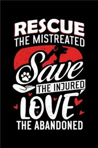 Rescue The Mistreated Save The Injured Love The Abandoned