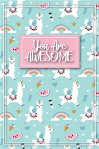 Llama Unicorn Journal - Llamacorn Gifts