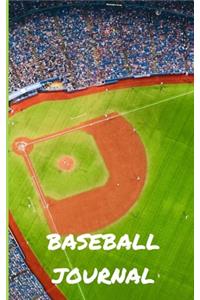 Baseball Journal: Back To School Baseball 5" x 8" Ruled Composition Journal Sports Student Notepad Baseball Coaches Game Day Gifts