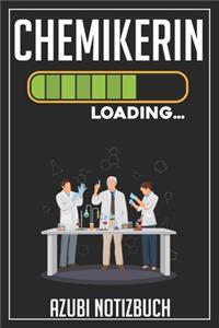 Chemikerin Loading... Azubi Notizbuch