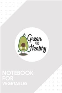 Notebook for Vegetables