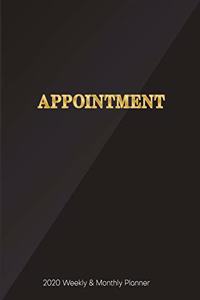 Appointment 2020 Weekly & Monthly Planner