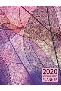 2020 Monthly & Weekly Planner