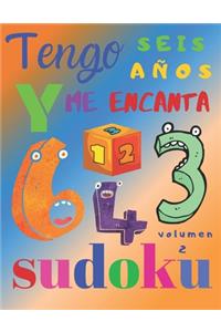 Tengo seis años y me encanta sudoku volumen 2