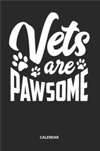Vet's Are Pawsome Calendar