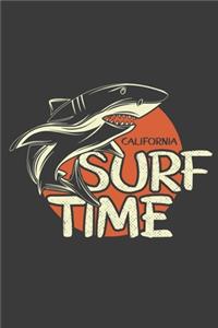 Surf Time - Windsurfing Notebook: Journal - Diary - Composition - 6x9 - 120 Pages - Cream Paper