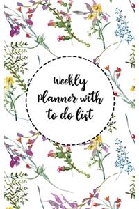 Weekly Planner with To Do List