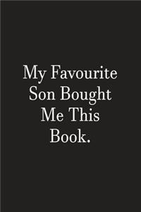 My Favourite Son Bought Me This Book