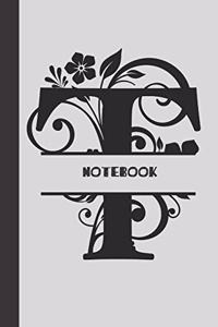 T Notebook letter