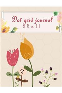 Dot grid journal 8.5 x 11
