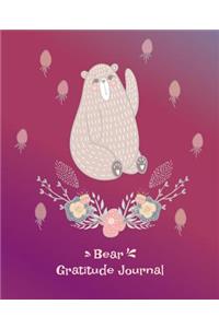 Bear Gratitude Journal