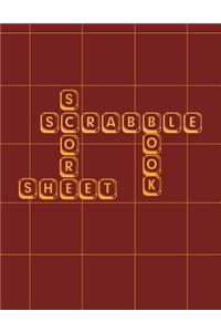 Scrabble Score Sheet Book