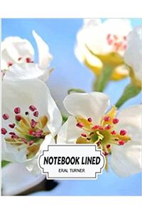 Notebook Lined Blossom: Notebook Journal Diary