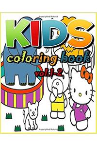 Kids Coloring Books : Coloring Books vol. 1-2: stress Relieving coloring book