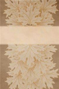 Somber Oak Leaves Any Day Planner Notebook