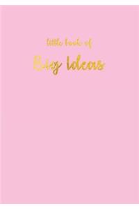 Little Book of Big Ideas, Sketchbook Baby Pink, Sketchbook 200 Pages: Softcover Blank Journal, Diary, Chic and Stylish Notebook, Sketchbook, Personal Diary for School