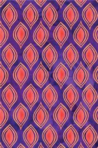 Journal Notebook Abstract Watercolor Pattern 2
