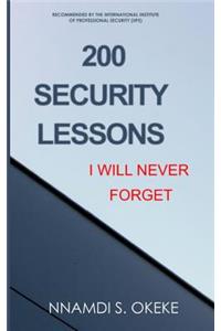 200 Security Lessons I Will Never Forget!