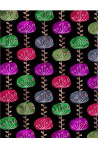My Big Fat Journal Notebook Abstract Sketchy Trees Pattern 8