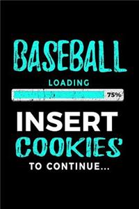 Baseball Loading 75% Insert Cookies to Continue