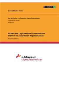 Rituale der Legitimation? Funktion von Wahlen im autoritären Regime Chinas