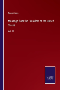 Message from the President of the United States