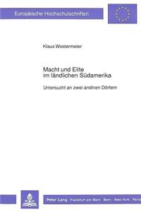 Macht und Elite im laendlichen Suedamerika
