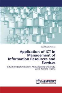 Application of ICT in Management of Information Resources and Services