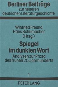 Spiegel Im Dunklen Wort