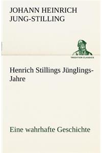 Henrich Stillings J Nglings-Jahre