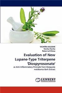 Evaluation of New Lupane-Type Triterpene 'Diospyrosonate'
