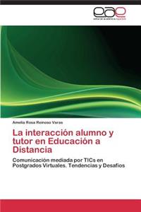 Interaccion Alumno y Tutor En Educacion a Distancia