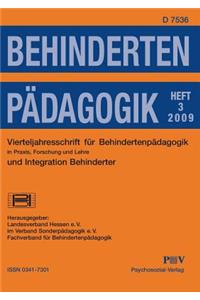 Behindertenpädagogik - Vierteljahresschrift für Behindertenpädagogik und Integration Behinderter in Praxis, Forschung und Lehre